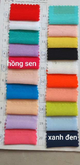 Vải tằm ý áo 2m và quần 1m1