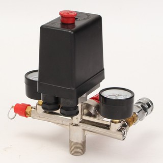 Van điều chỉnh áp suất không khí nén kèm đồng hồ đo áp suất
