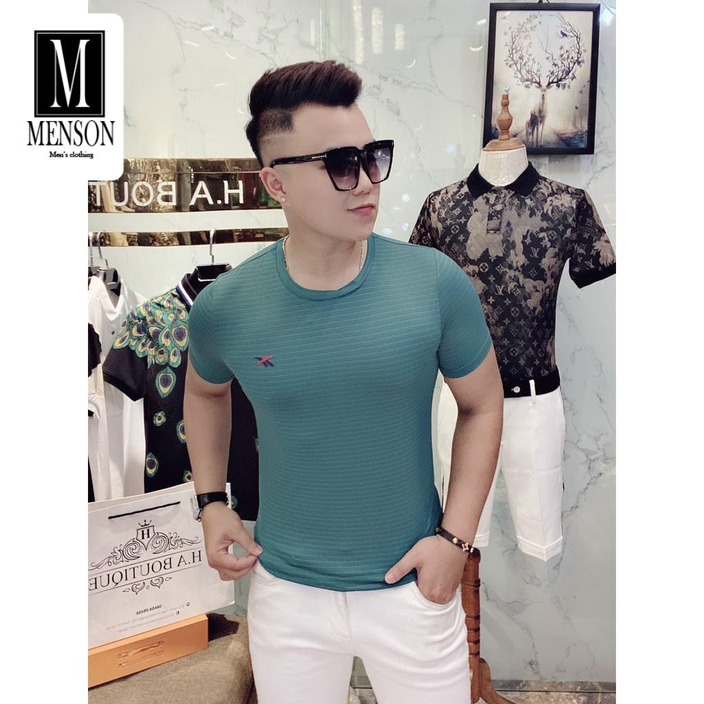 [Hàng Cao Cấp] Áo Thun Nam, Áo Phông Nam Thể Thao Thun Lạnh Cổ Tròn Co Giãn Thoáng Mát Mùa Hè MENSON MR1400 | BigBuy360 - bigbuy360.vn