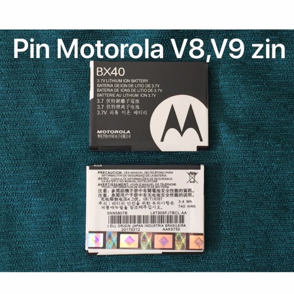 Pin Zin Motorola BX40 dùng cho V8 V9