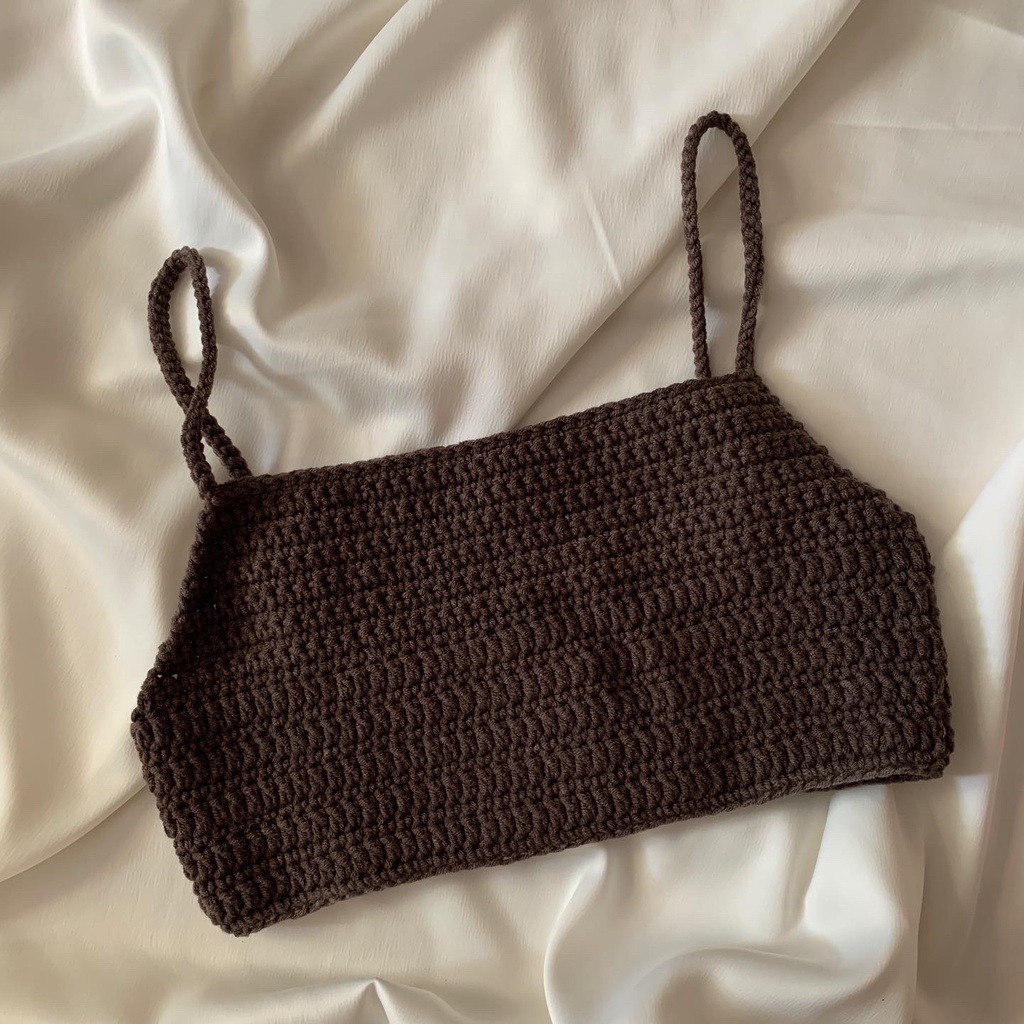 Likey Crochet Top - Áo móc len - Ichi.sg