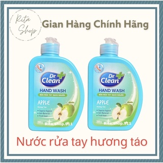 Nước rửa tay Dr Clean hương táo 200g