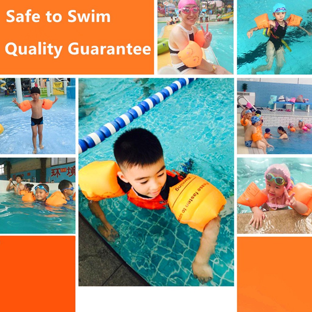Phao bơi trẻ em POPO dạng đeo cho 2 tay cho bé, cho người lớn chất lượng đạt chuẩn EU