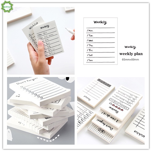 Set 50 tờ giấy ghi chú lên kế hoạch tiện dụng