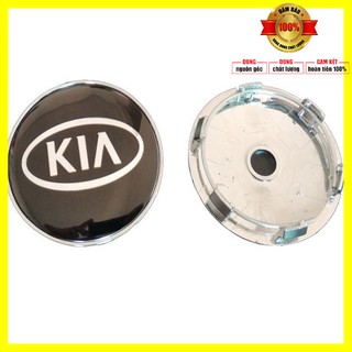 Logo chụp mâm, ốp lazang vành bánh xe ô tô hãng xe KIA - Đường kính 60mm KIA-60