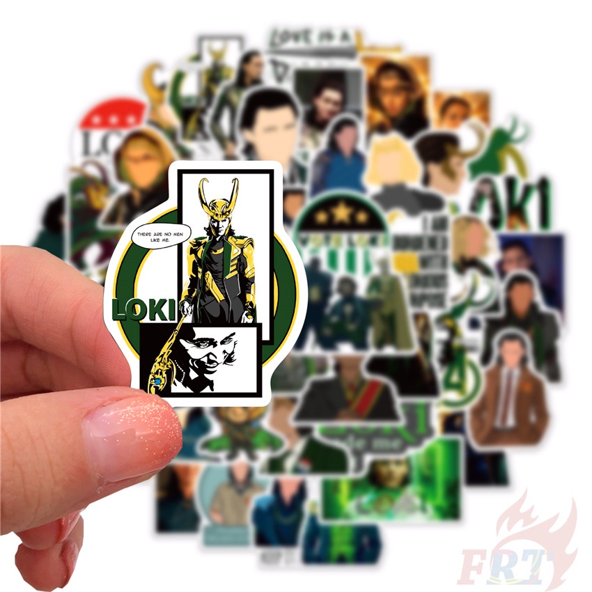 ❉ Loki Series 01 TV Shows Stickers ❉ 50Pcs/Set DIY Fashion Luggage Laptop Skateboard Decals Doodle Stickers