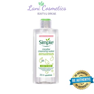 Nước Tẩy Trang Simple Micellar Cleansing Water 200ml