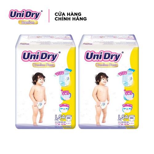 Combo 2 tã quần Unidry Premium M60-L54-XL48