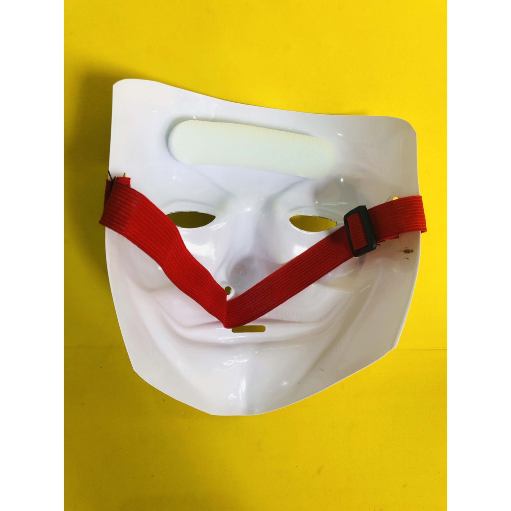 Mặt nạ hacker hóa trang anonymous -Mặt nạ mũi tên sát thủ hàng đẹp - Mặt nạ halloween-