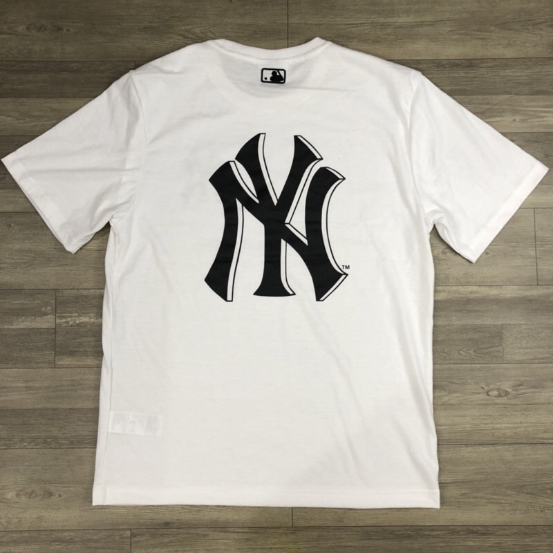 Áo phông MLB-Black Logo NY VNXK dư xịn