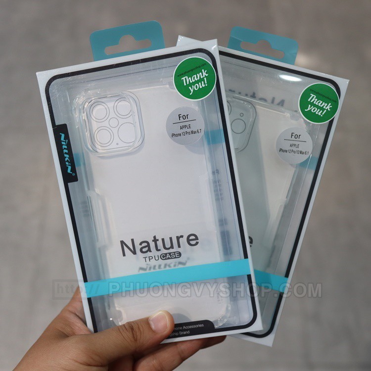 Ốp lưng dẻo Nilkin Chính hãng iPhone 12/ 12 Pro Max/ 12 pro/ 12 Mini Chống sốc
