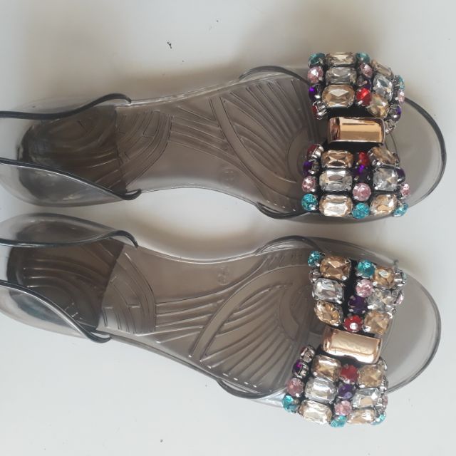 Giày nhựa nơ ngũ sắc | BigBuy360 - bigbuy360.vn