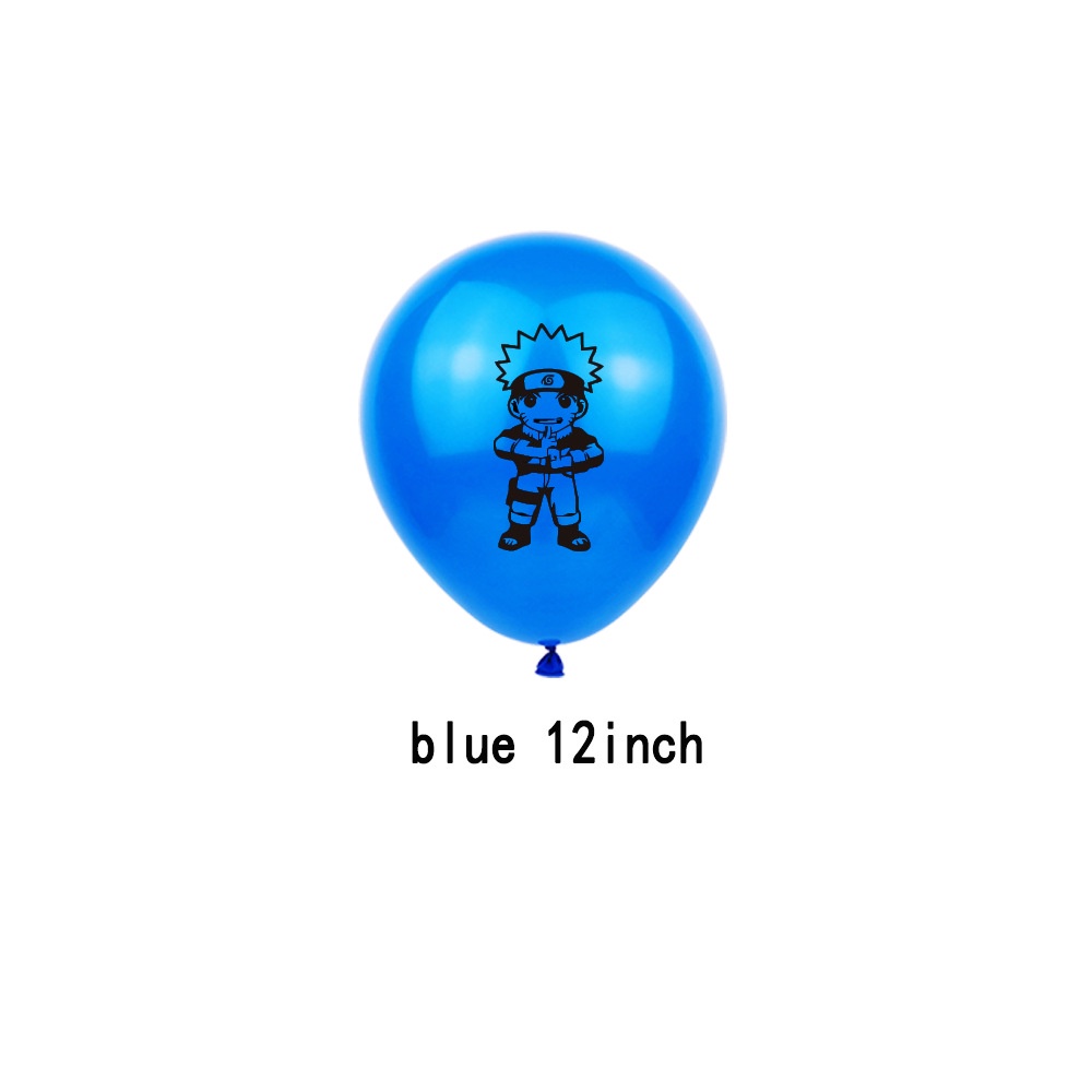 Bộ Bong Bóng Trang Trí Tiệc Sinh Nhật Chủ Đề Naruto