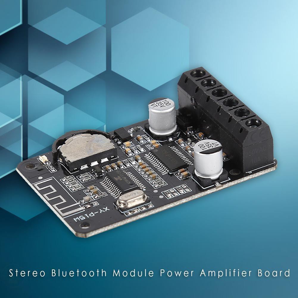 12V 24V 10W 15W 20W Stereo Bluetooth Module Power Amplifier Dual-Way Board