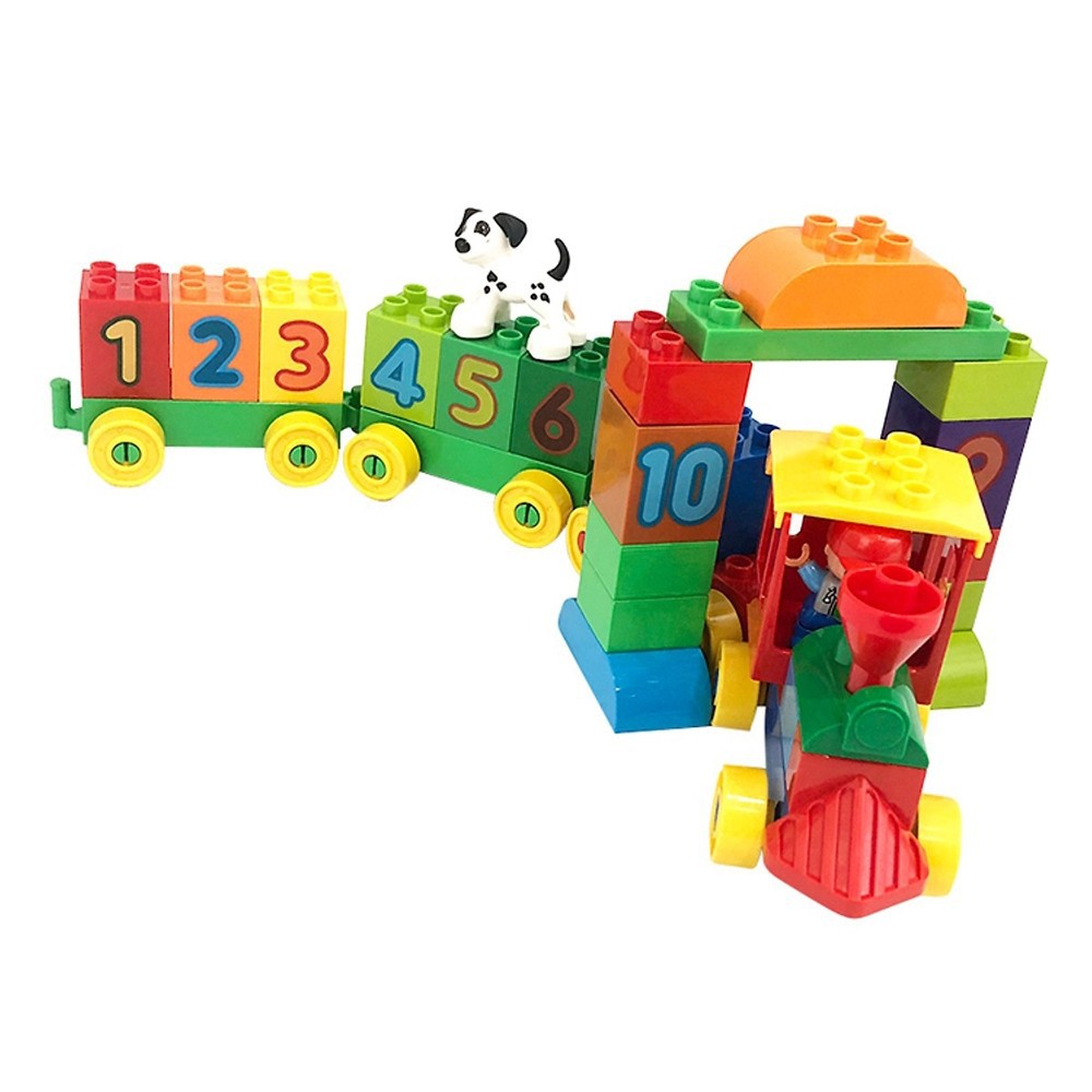 Đồ Chơi Duka: Ghép Hình - Đoàn Tàu Chữ Số DK81021