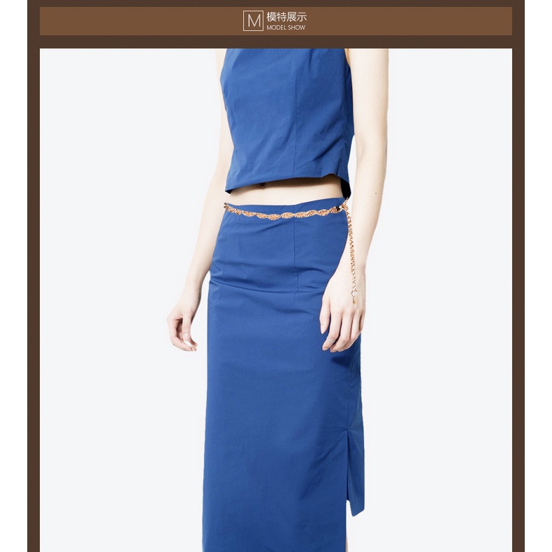 Thắt lưng đai váy kim loại chuỗi dễ thương TTL228