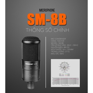 Micro thu âm Takstar SM-8B - Micro thu âm cho phòng thu