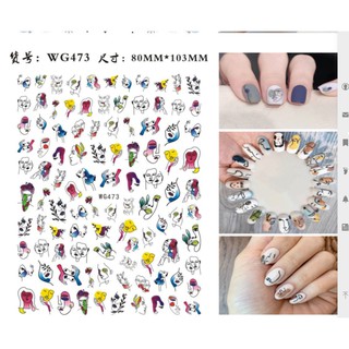 Sticker dán móng tay mẫu mới hót