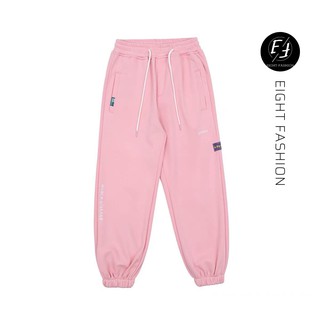 Quần Jogger Nữ Thế Thao Bo Gấu Thêu Chữ Dưới Gấu Thẳng Rộng, Quần Harem Năng Động EIGHTFASHION QT104
