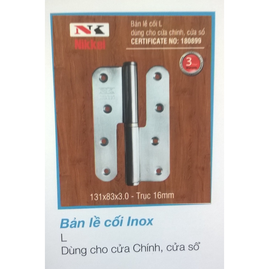 Bản lề cối inox dùng cho cửa gỗ
