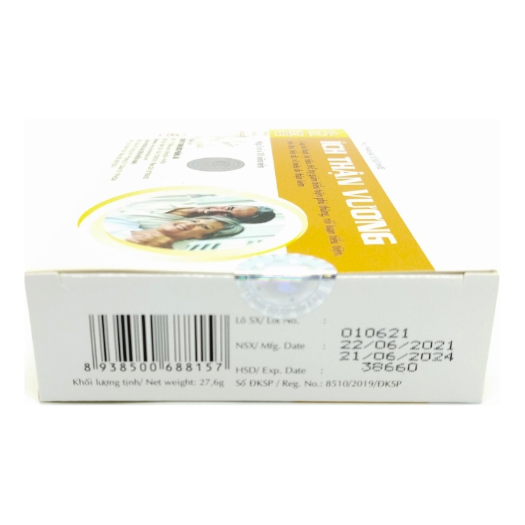 Ích Thận Vương - Bảo Vệ và Cải Thiện Chức Năng Thận - Hàng Chính Hãng (Hộp 30 Viên)