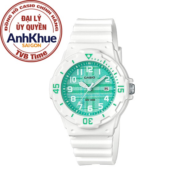 Đồng hồ nữ dây nhựa Casio chính hãng Anh Khuê LRW-200H-3CVDF (34mm)