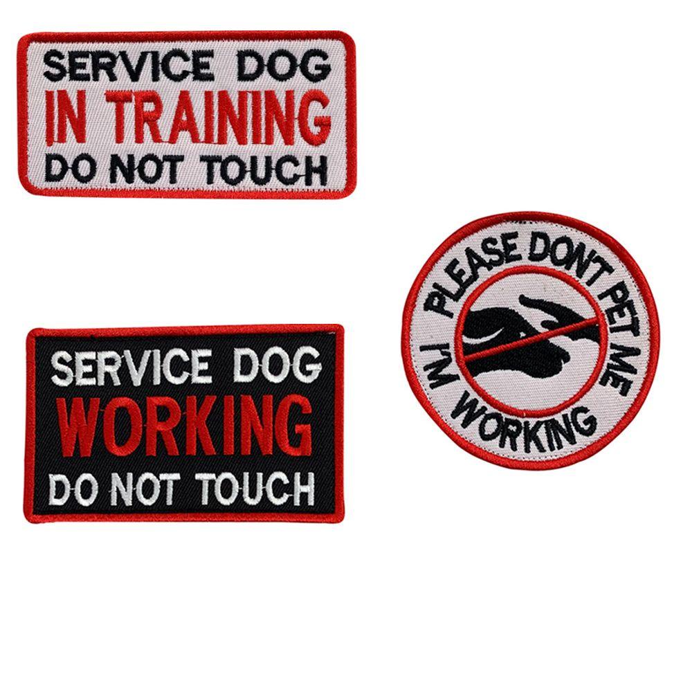 Miếng Dán Trang Trí Quần Áo Hình Chữ Do Not Touch In Training Service
