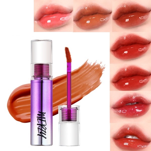 Son Tint Bóng Siêu Lì Merzy Aurora Dewy Tint 5.5g - DT4 Và DT11