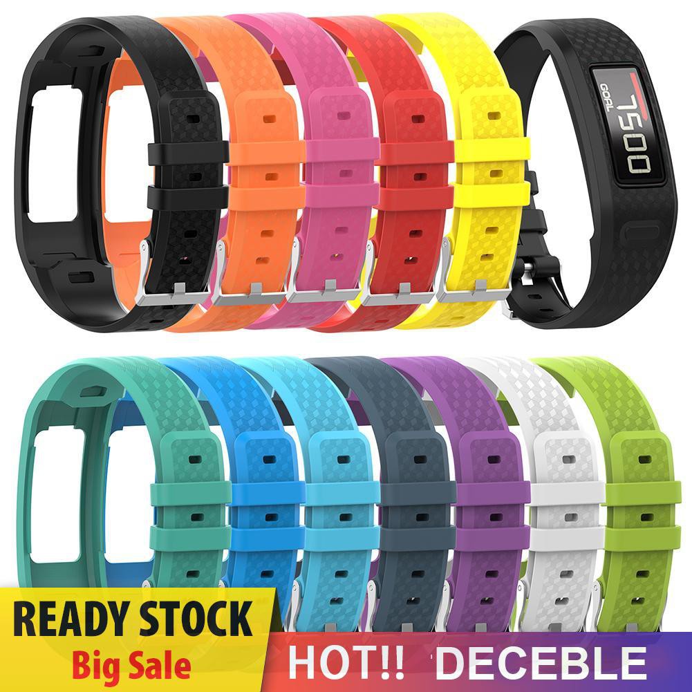 Deceble Multicolor Small Silicone Wrist Strap Replacement for Garmin Vivofit 1/2