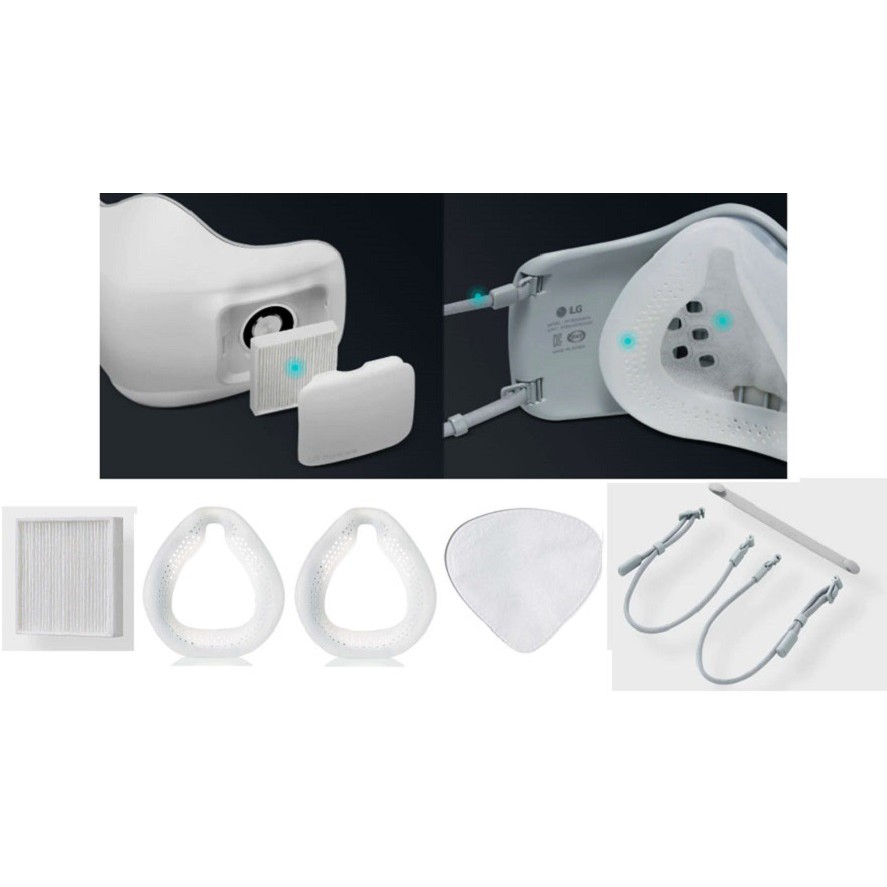 Miếng đệm bảo vệ silicon  khẩu trang LG - Hàng chính hãng