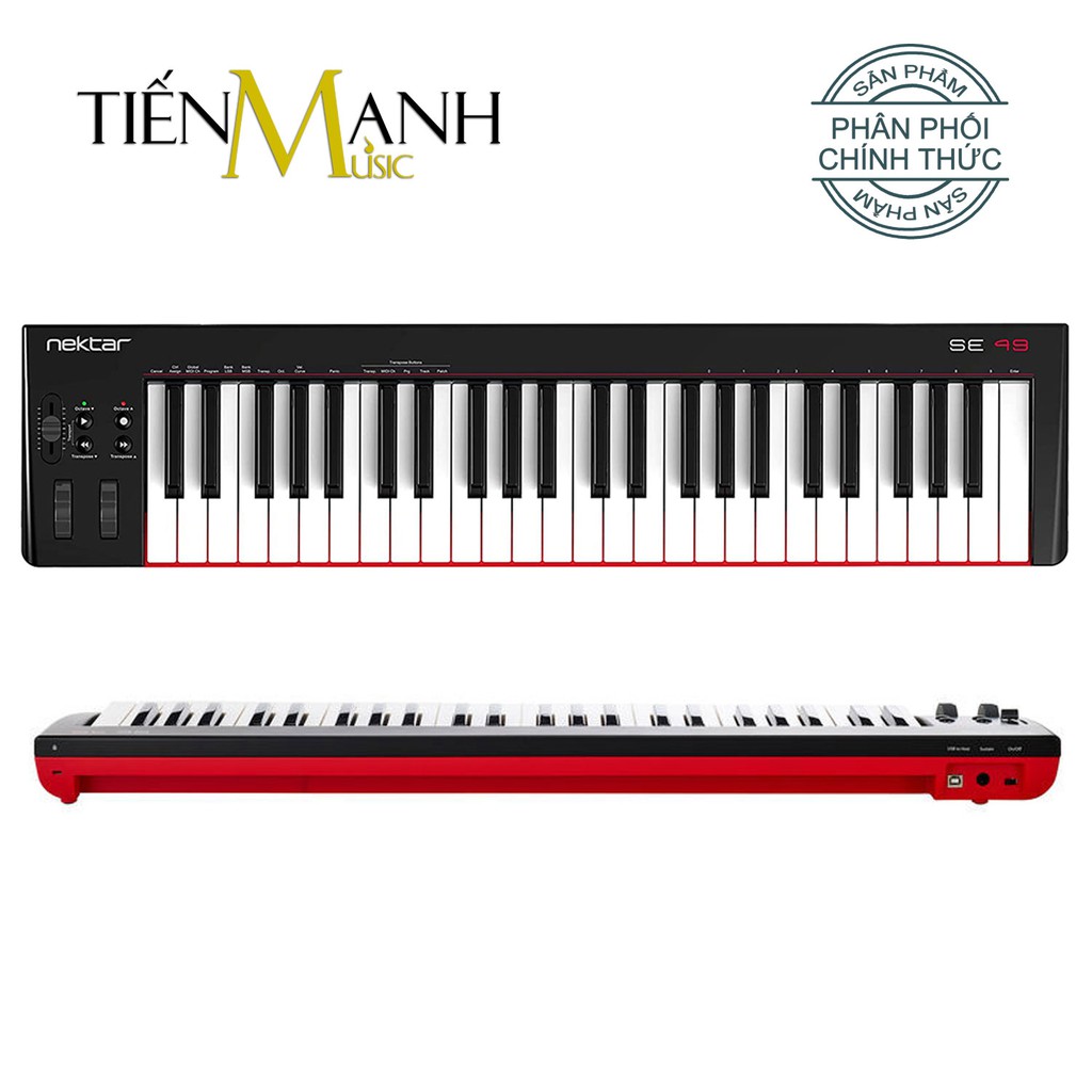 Nektar se49 midi keyboard controller 49 phím cảm ứng lực bàn phím sáng tác - ảnh sản phẩm 1