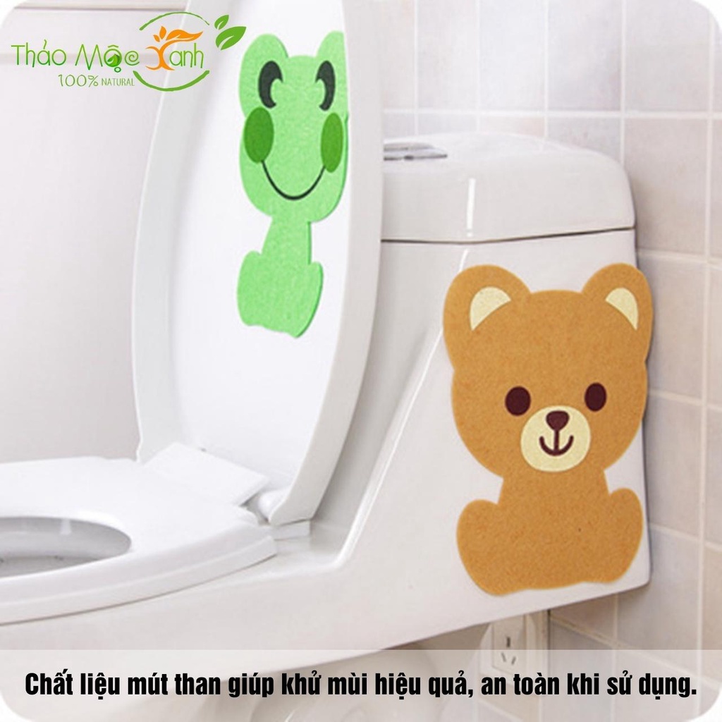 Miếng dán khử mùi bồn cầu - Khử mùi nhà vệ sinh