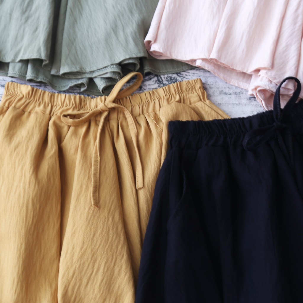 QUẦN GIẢ VÁY DÁNG XÒE CẠP CHUN | BigBuy360 - bigbuy360.vn