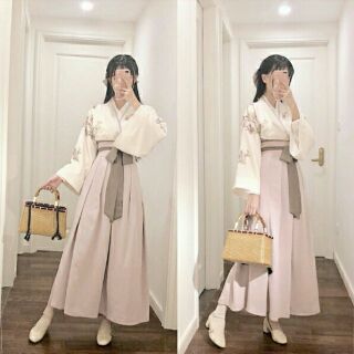 [ order] hán phục cách tân ( set váy áo)