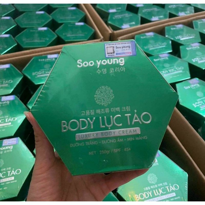 Body tảo biển xanh co tem chinh hang (luc tao) 250gr soo young | BigBuy360 - bigbuy360.vn