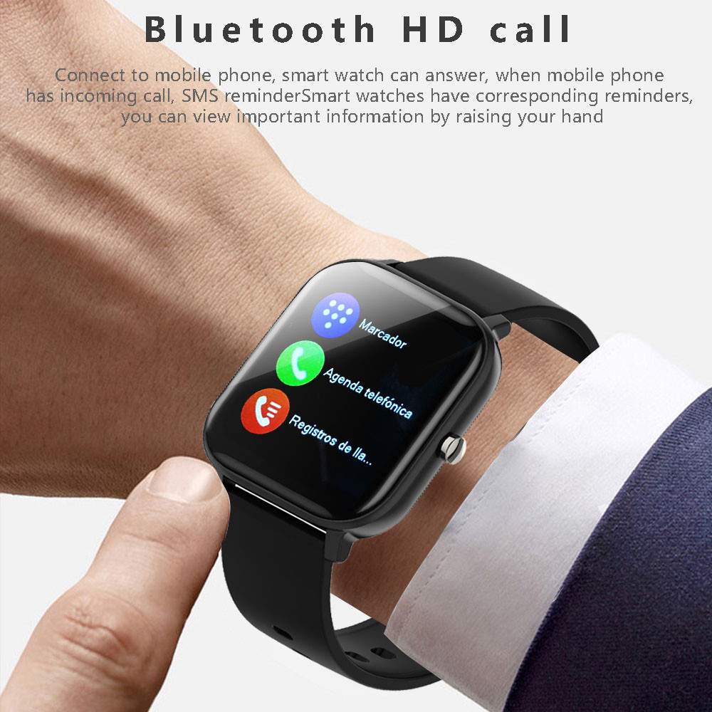 [Ready Stock] P9 Đồng hồ thông minh Smart Watch Waterproof Full Touch Screen Heart Rate Monitoring Bluetooth Sports Smart Watch Fitness Watches