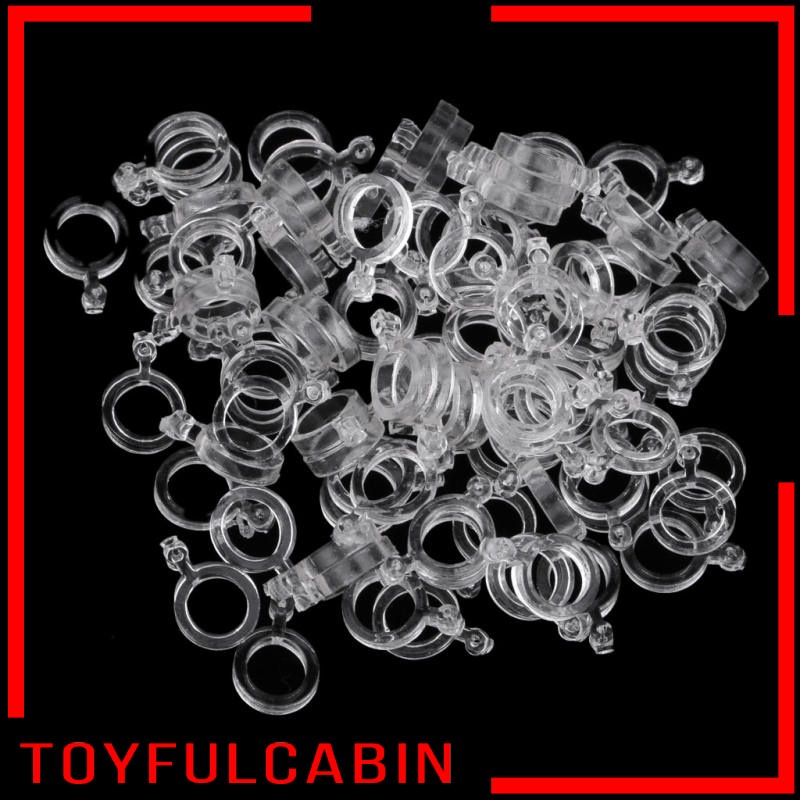 Set 100 Dây Cao Su Co Giãn 3 / 5 / 7mm Làm Phụ Kiện Câu Cá