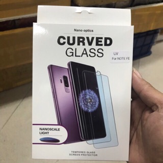 Dám kính Full keo UV Cho Samsung Note 7/ Note FE Trong suốt