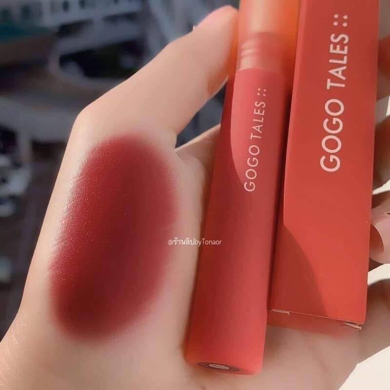 Son Kem Siêu Lì Mịn Môi GOGOTALES Air Velvet Lip Gloss GT163 HOT TREND [ GOGO TALES ] | Thế Giới Skin Care