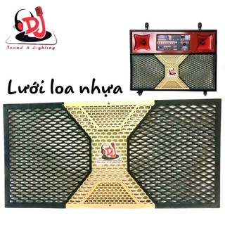 Lưới thùng loa tủ kéo, lưới nhựa 01 bộ, lưới loa kẹo kéo nhựa, thùng loa đôi bass 40, 30 đôi, luoiloa tp hcm