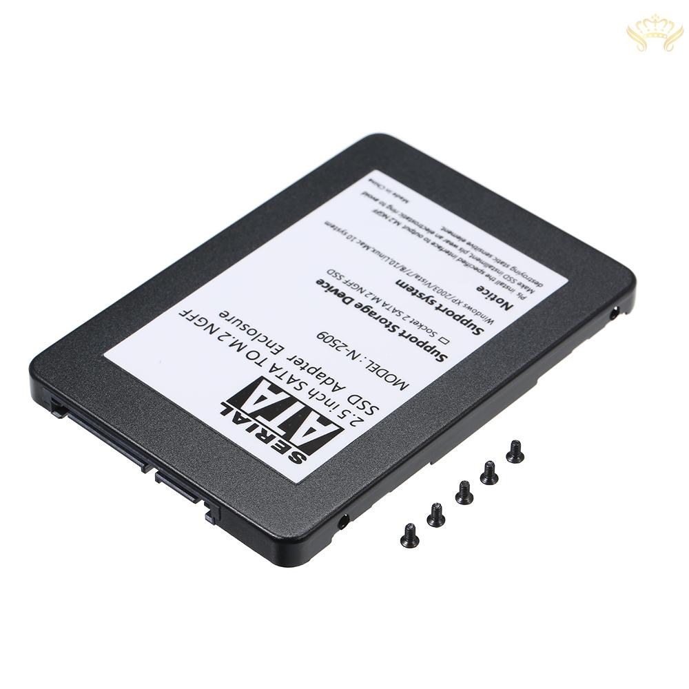 Thẻ Chuyển Đổi SSD M.2 NGFF SSD Sang 22Pin 2.5'' 2280 SATA Cao 7mm