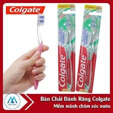 Bộ 3 bàn Chải Đánh Răng P/S - Colgate  Lông Tơ Mềm Mịn hàng chính hãng