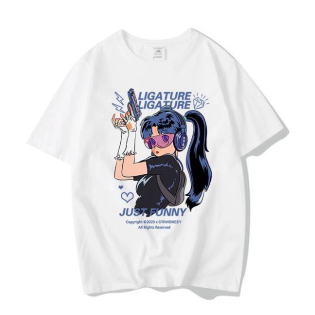 Áo thun tay lỡ Unisex Awesometee, áo phông form rộng ATL M400-40