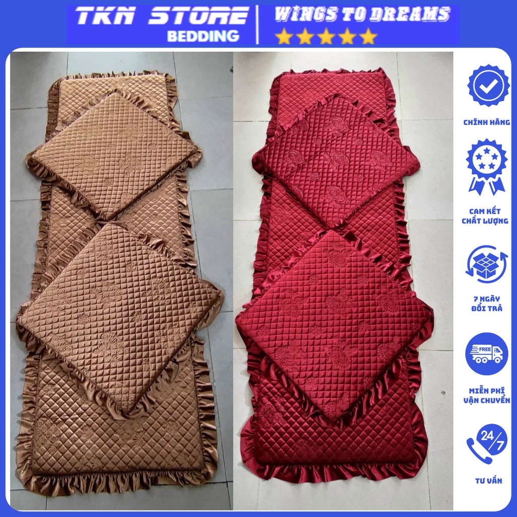 Thảm trải ghế sofa , đệm ghế nỉ nhung mịn , thảm trải trên ghế gỗ giá rẻ  (ẢNH THẬT SHOP TỰ CHỤP)