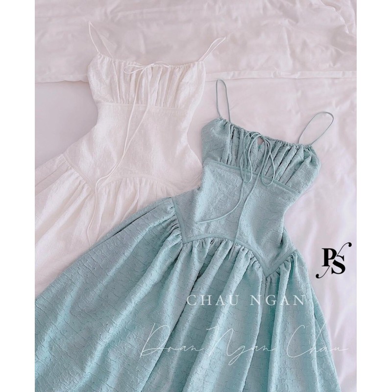 Váy maxi cổ rúm | BigBuy360 - bigbuy360.vn