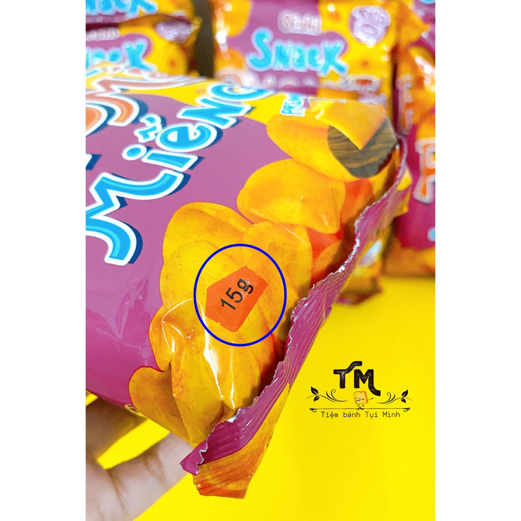 [10 gói] Bánh Snack Phô mai miếng 15g