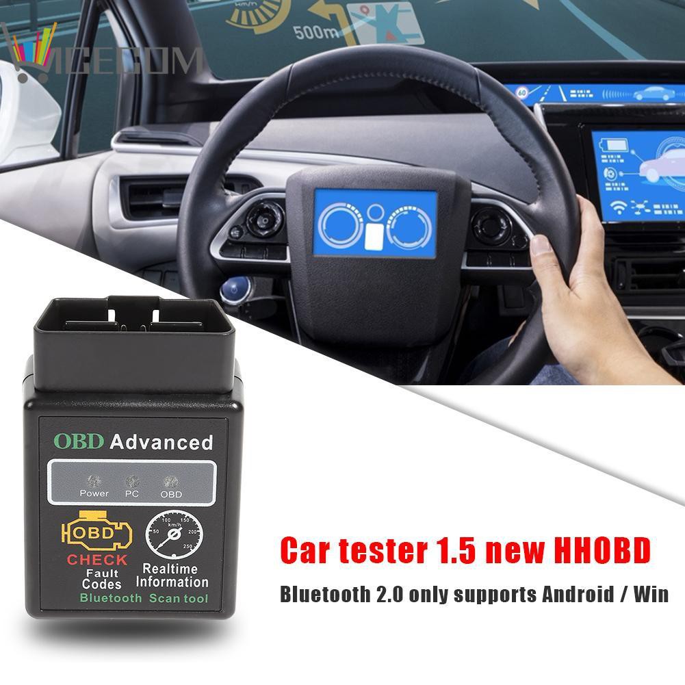 Máy Quét Chuẩn Đoán Lỗi Ô Tô Kết Nối Bluetooth 2.0 Hh Obd2 V1.5 Ni_V02H2 Mini Elm327