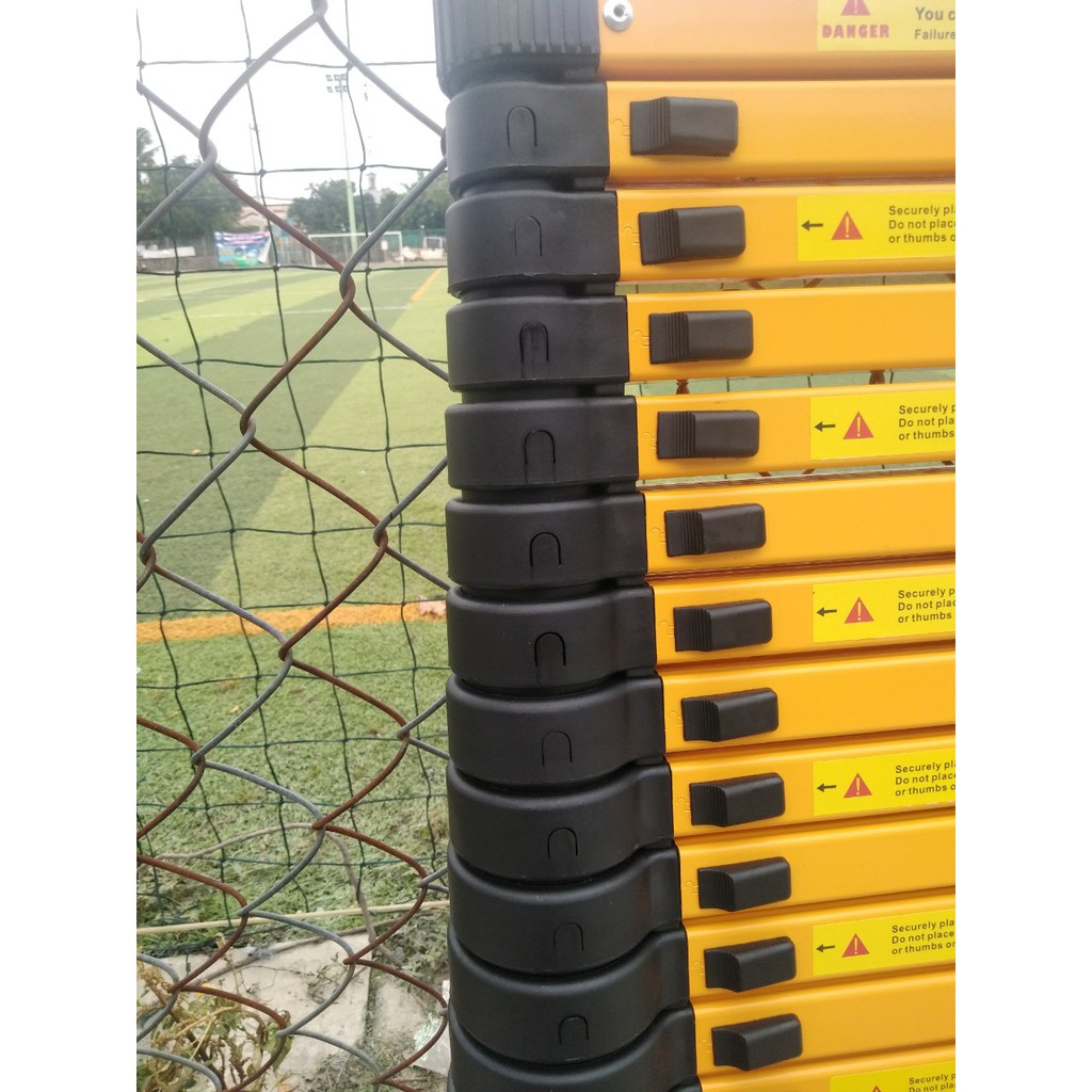 Thang nhôm rút đơn sơn tĩnh điện xếp gọn Sumika SKS380,SKS440,SKS510  BẢO HÀNH 2 NĂM, TẢI TRỌNG 300KG