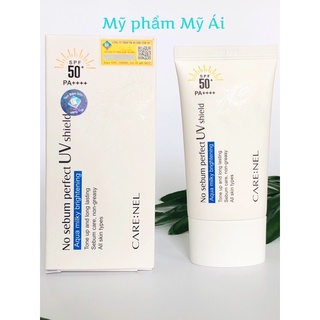 Kem Chống Nắng CareNel No Sebum Perfect UV Shield Trắng Sáng Da SPF50+