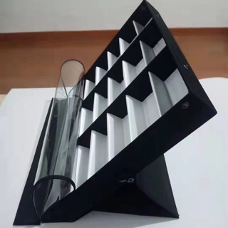 Khay hộp đựng mắt kính 18 ngăn có 2 nắp đậy tiện lợi